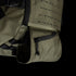 Close-up of the Condor Nomad Backpack 25L in olive green, featuring a zippered pocket, black buckle, and MOLLE-style webbing—perfect for everyday carry or first responders.
